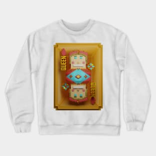 queen of diamonds Crewneck Sweatshirt